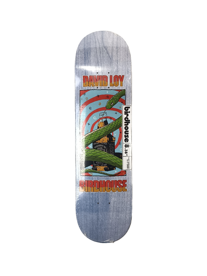 Birdhouse David Loy Snake Whiskey Blue Woodgrain 8.38" Skateboard Deck
