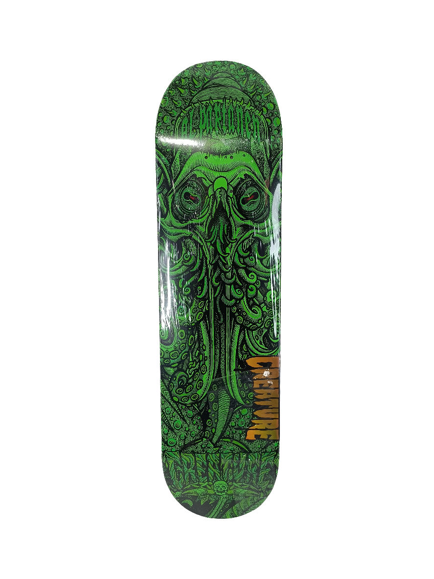 Creature Al Partanen Cthulhu Black Green Red Size 8.2" Vintage NOS Deck