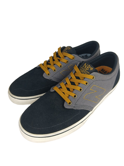 New Balance Numeric X $lave Skateboards Ben Horton NM345BH Black Grey Gold US Mens Size 8 Shoes