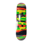 Flip Odyssey Torn Rasta Graphic Rasta Colors Size 8.13 Skateboard Deck