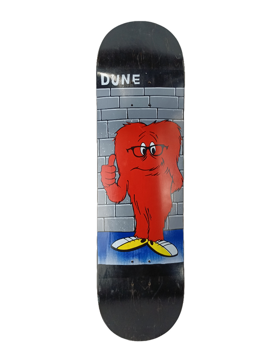 Prime World Industries Chris Pastras Dune Looney Tunes Black Grey Red Size 8.5" Vintage NOS Pre-Gripped Reissue Deck