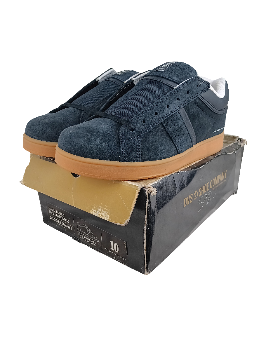 DVS Berra 3 Steve Berra Navy Gum Suede Size 10 Shoes