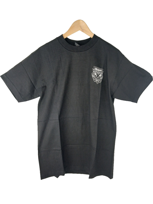 Shut New York Banner Black White Size M S/s Shirt