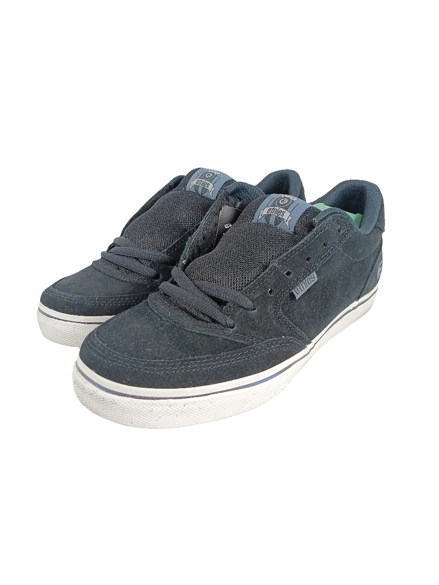 Etnies Brunswick Black Grey White Size 8 Shoes