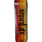 Sk8 Mafia Peter Smolik Dig Dug Graphic Black Orange Blue Size 7.5 Skateboard Deck