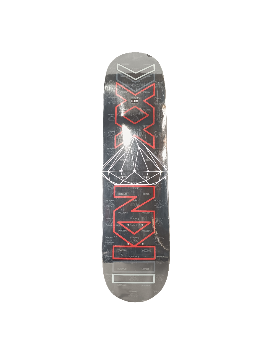 Diamond x Knoxx Diamond Graphic Black Multi Color Size 8 Skateboard Deck