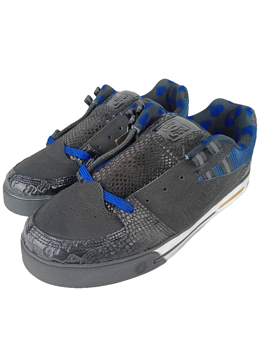 DC X Brooklyn Projects Black Royal US Mens Size 9.5 Shoes