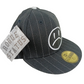 New Era Rogue Status 59fifty Rob Dyrdek Black White Pinstripe Size 7 1/4 Vintage Hat