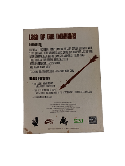 Last Of The Mohicans A Film By Joe Perrin 2008 DVD Video