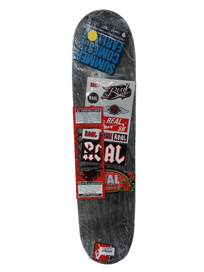 Real Skateboards Green White Black Size 7.8" Vintage NOS Deck & Tour DVD