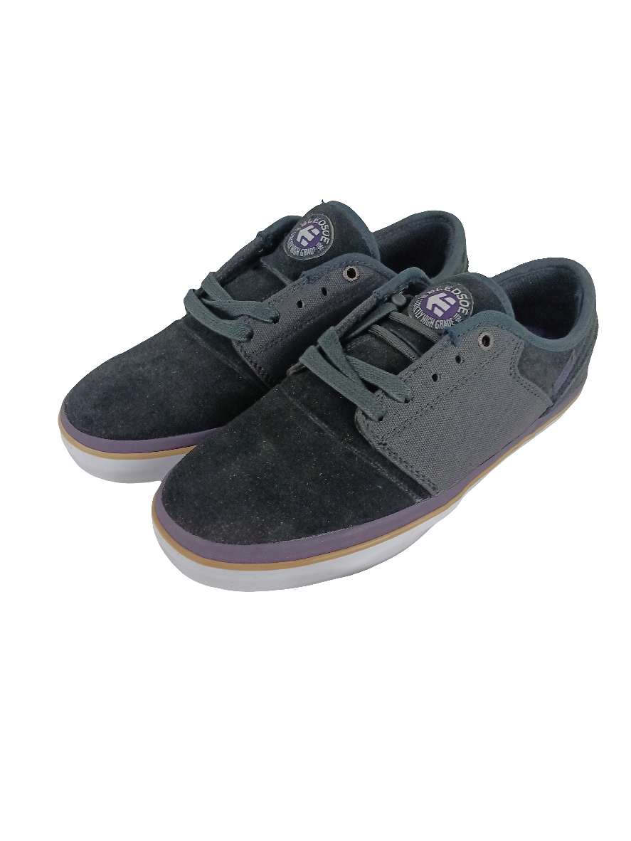 Etnies Bledsoe Low Black purple Mens Size 7 Shoes