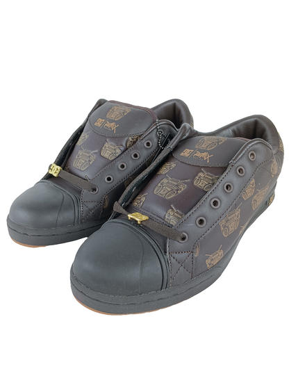 DC Trainer Remix X Travis Barker Dark Chocolate Otter Size 9.5 Shoes