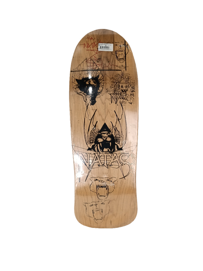Designarium Natas Kaupus Wes Humpston Sketches Natural Black Red Size 10.4" Vintage NOS Deck