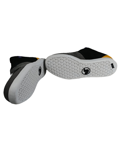 DVS Huf 5 Low O.I. Amfessional Yellow Grey Suede Size 8.5 Shoes