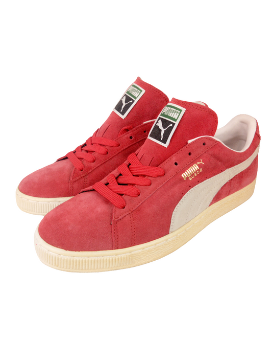 Puma Suede Classic+ High Risk Red White Mens Size 11 Shoes