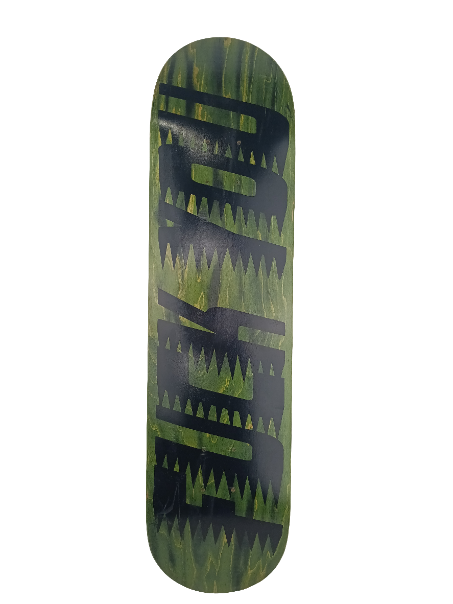 Sensitive F$ck You Graphic Blank Green Black Size 8 Skateboard Deck