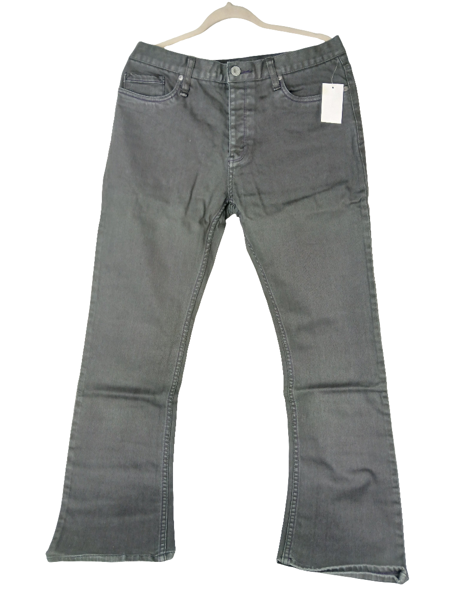 Altamont Andrew Reynolds Wilshire Signature Fit Charcoal Denim Size 34 Waist 32 Length Vintage Jeans