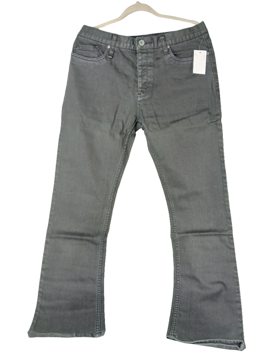 Altamont Andrew Reynolds Wilshire Signature Fit Charcoal Denim Size 34 Waist 32 Length Vintage Jeans