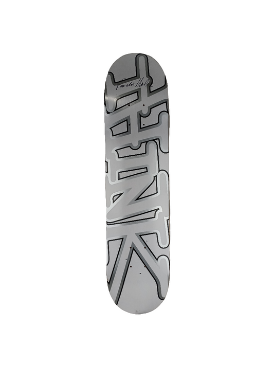 Think Team Logo White/Black/Silver 7.6" Autographed By Pancho Moler Vintage NOS Deck