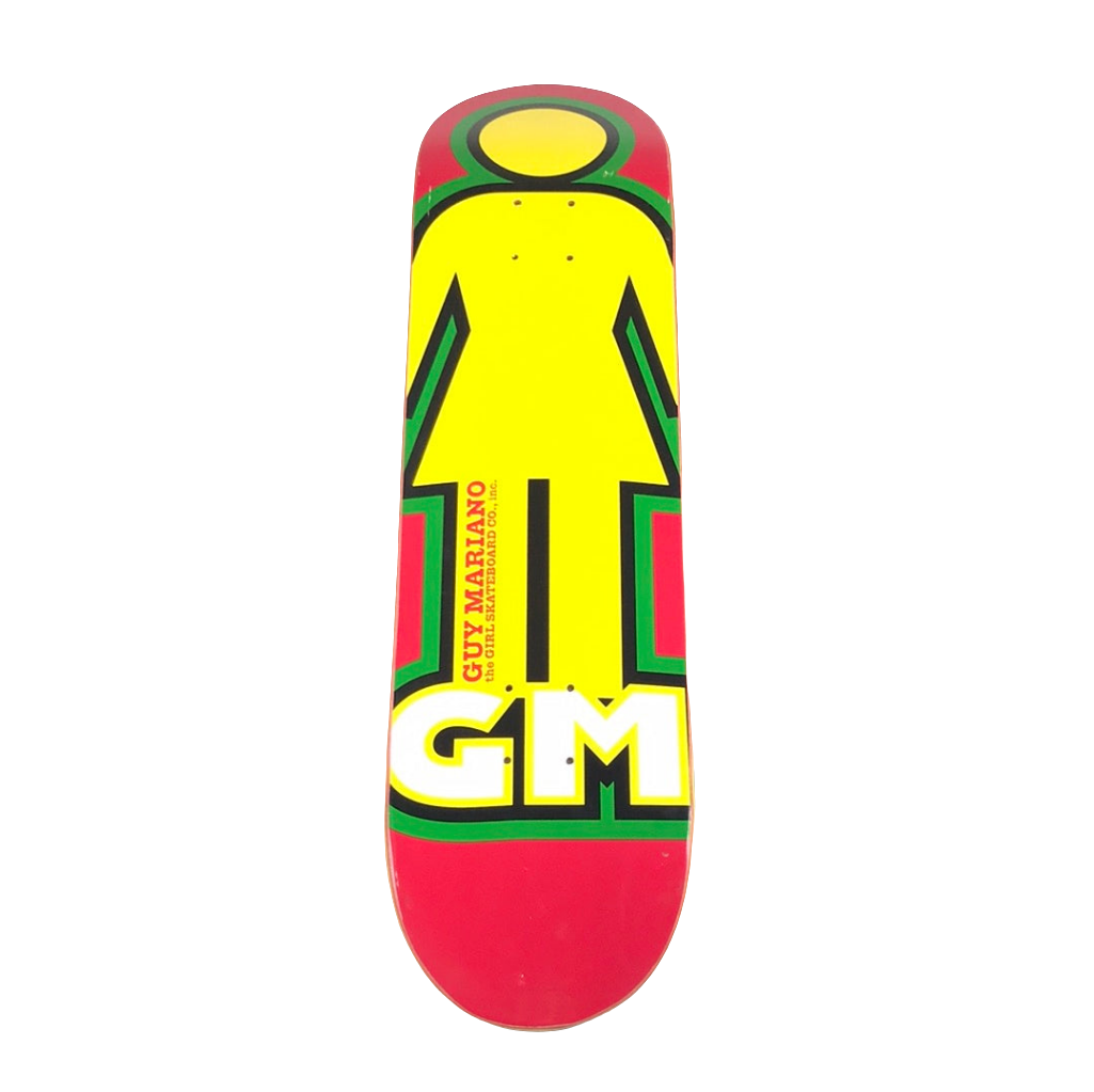 Girl Guy Mariano Team Logo Rasta 8.0" Skateboard