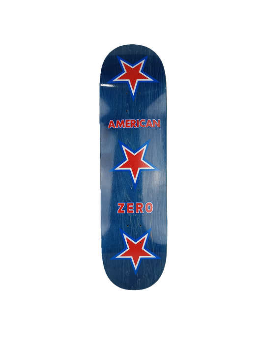 Zero Windsor James Autographed X-15 American Blue Woodgrain White Red Size 8.5" Vintage NOS Deck