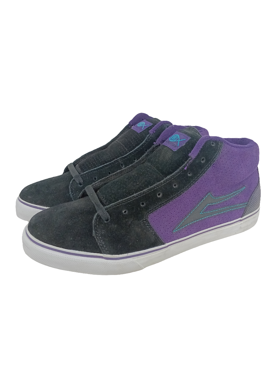 Lakai Coda HI WWKD? What Would Koston Do Black Purple Suede Size 11 Shoes BLPR