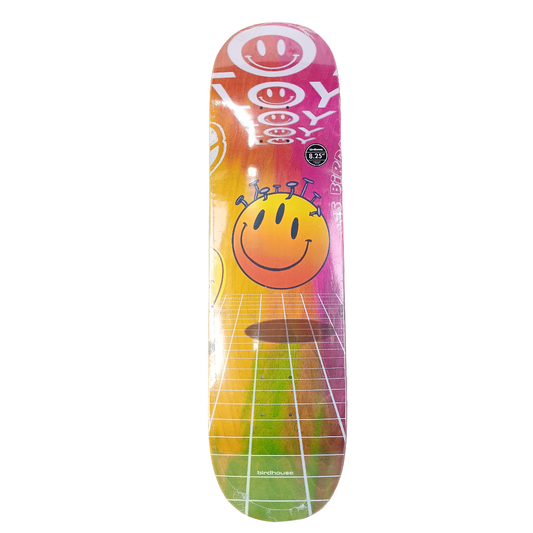 Birdhouse David Loy Ravers Tye Dye Woodgrain Pink Size 8.25" Skateboard Deck