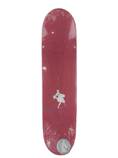 Daniel Haney Arcade Radical Skateboard Pink White Red 7.75" Vintage NOS Deck