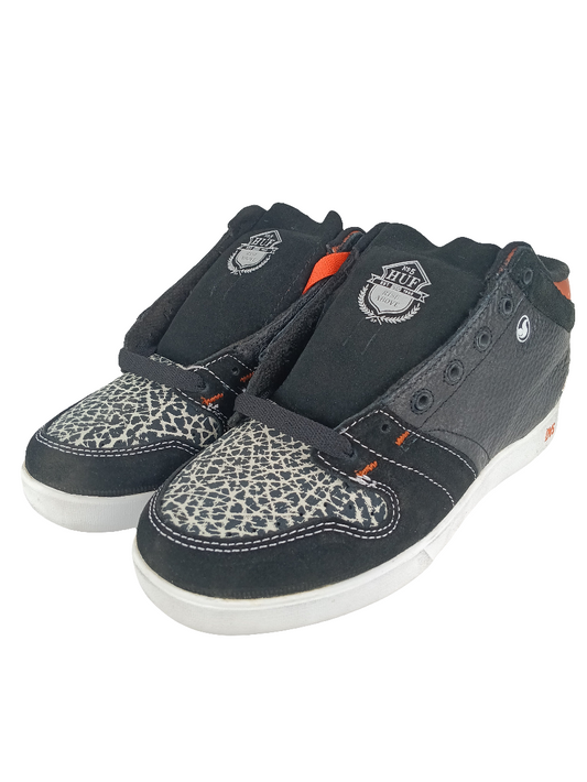 DVS Huf 5 Mid O.I. Keith Hufnagel Black Orange Suede Size 7.5 Shoes