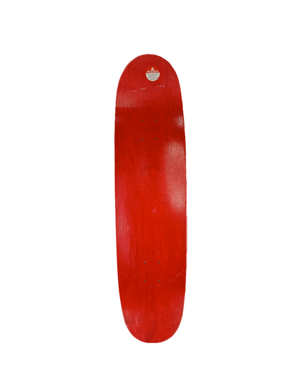 Flip Team Odyssey Red Woodgrain Black Size 8.25" Vintage NOS Curren Caples Shaped Deck