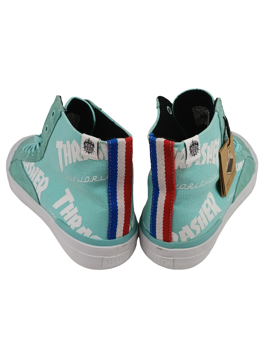 Huf X Thrasher Classic Hi Mint VC65M01 Size 9 Shoes