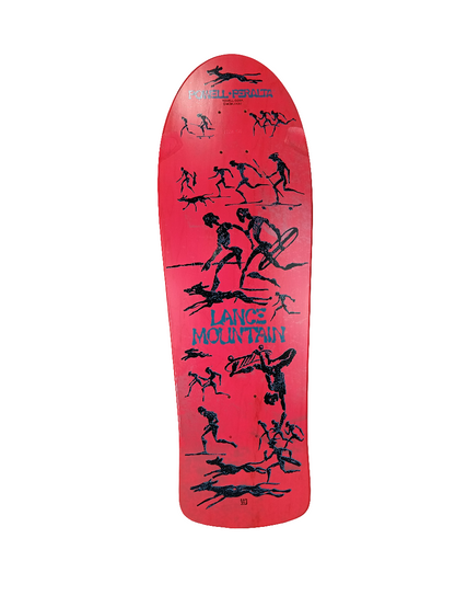 Bones Brigade Powell Peralta Lance Mountain Future Primitive Pink Blue Series 2 Size 10.0" Vintage NOS Reissue Deck