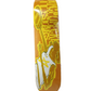 City Stars Eric Pupecki Basketball Graphic Orange Yellow White Size 7.5 Skateboard Deck