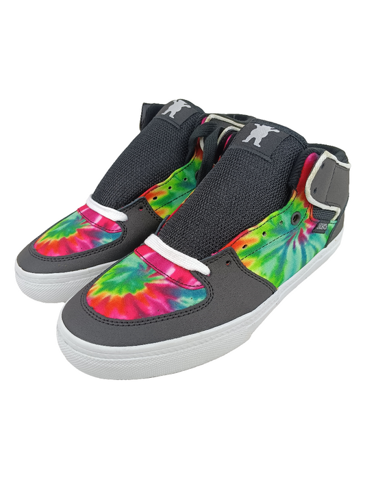 DVS Torey X Grizzly Torey Pudwill Black Tie-Dye Suede Size 8 Shoes