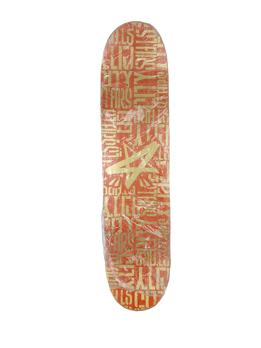 City Stars Kareem Campbell Dragon K. Campbell Yellow Black Gold White Size 7.625" Vintage NOS Deck
