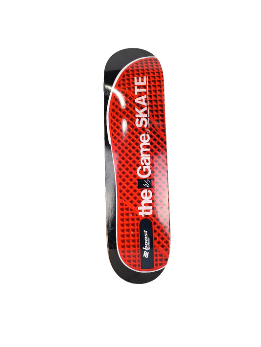 ES The Game Of Skate Graphic Sponsored By Boost Mobile Black Red White Size 8 Skateboard Deck