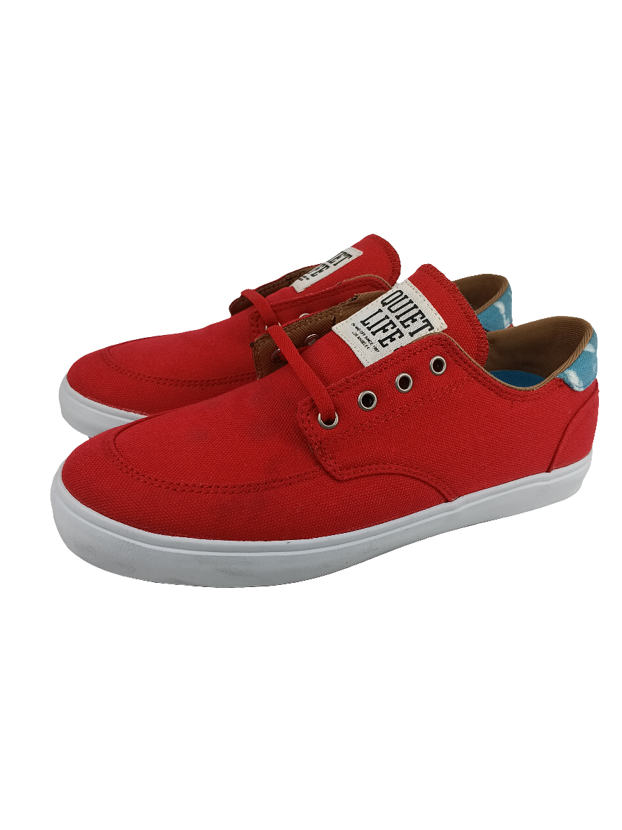 Lakai Belmont Red Canvas Size 8.5 Shoes