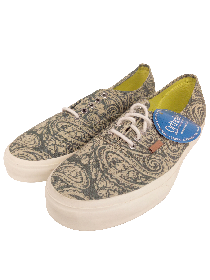 Vans Authentic CA Paisely Olivine Mens Size 10.5 Shoes