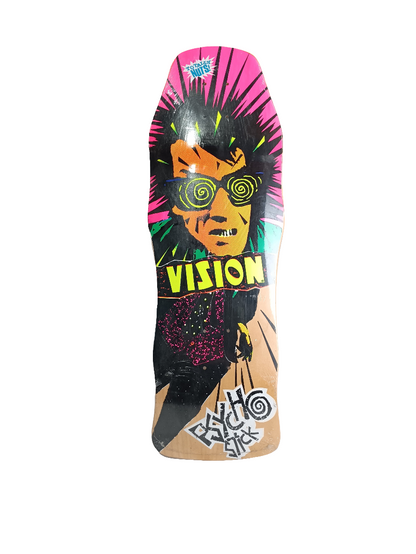 Vision Original Psycho Stick Vintage NOS Multi 9.75'' Skateboard Deck