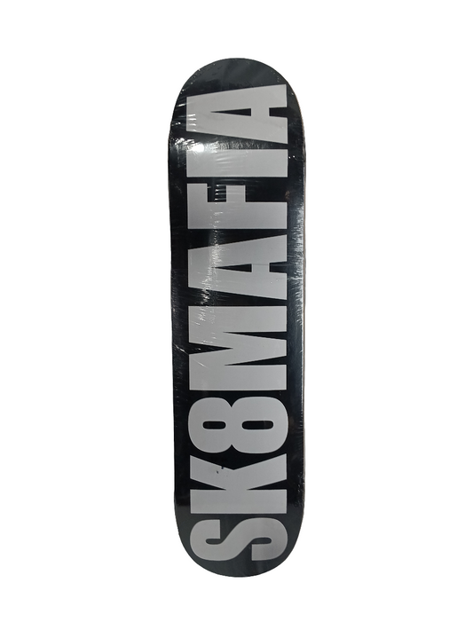 Sk8Mafia OG logo Graphic Black/White 7.625" Skateboard Deck