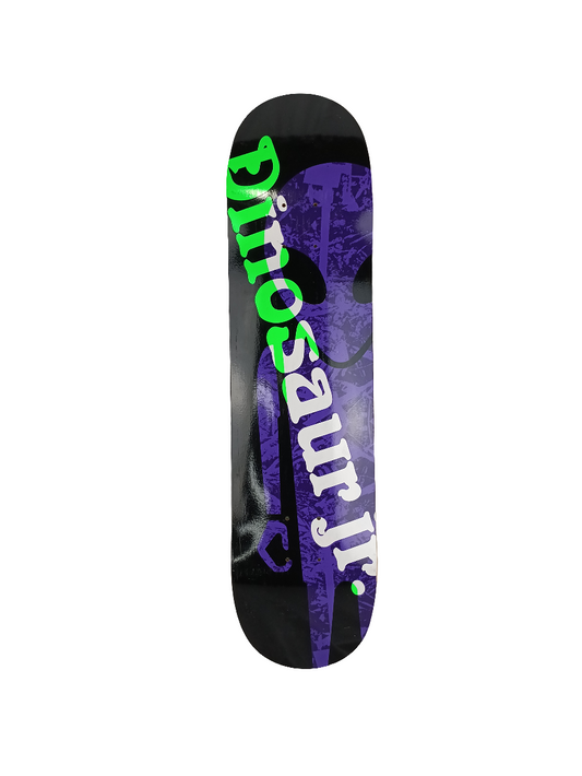 Alien Workshop Dinosaur Jr. Graphic Black Purple Multi Color Size 7.75 Skateboard Deck