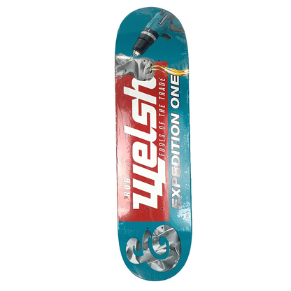 Expedition-One Rob Welsh Fools Of The Trade Blue Red White Size 8.50 Vintage NOS Deck