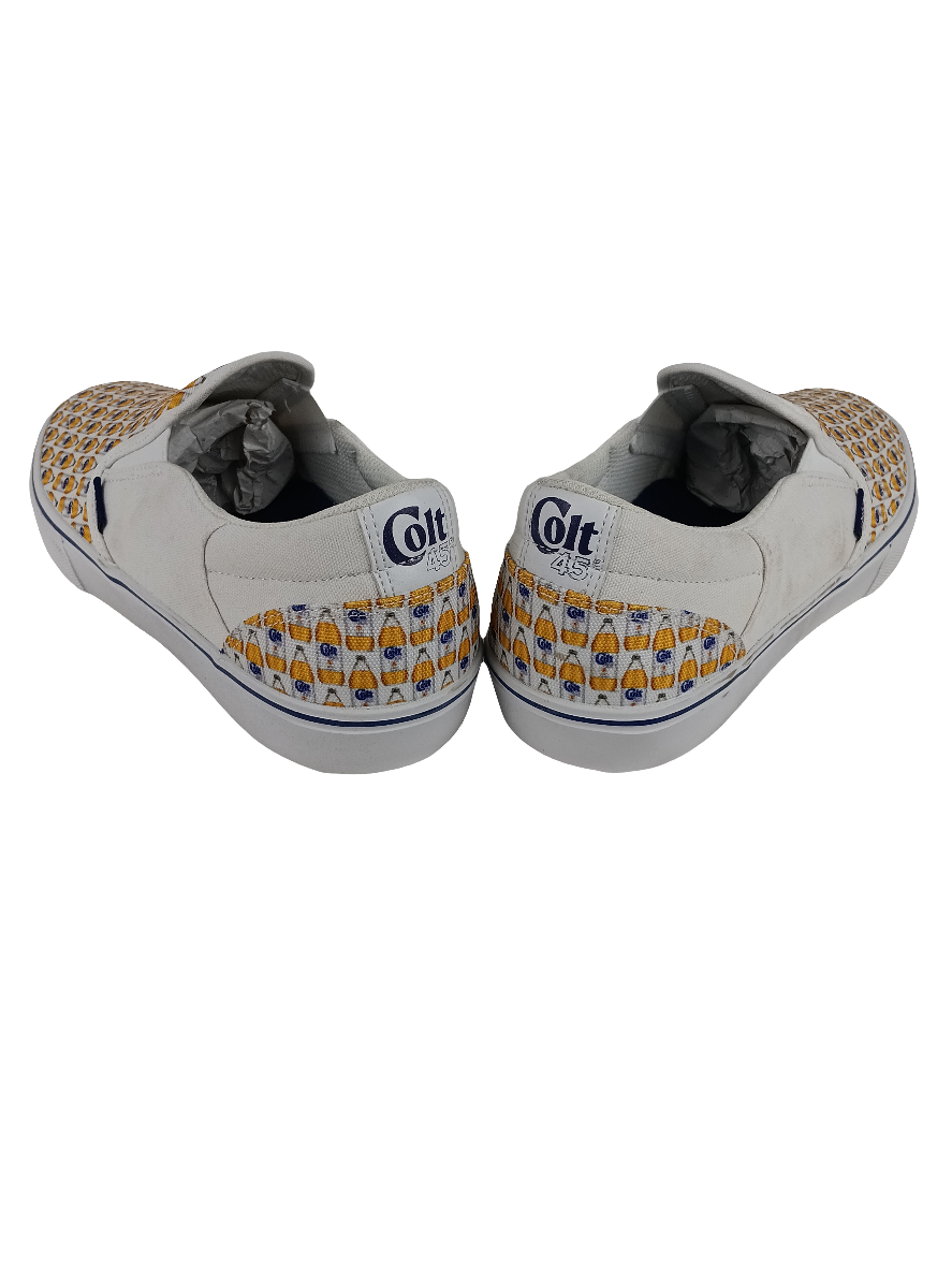 Etnies Marana Slip x Colt 45 White Print Size 10.5 Shoes