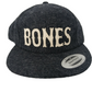 Bones Woolen Off White Logo Vintage NOS Snapback Hat