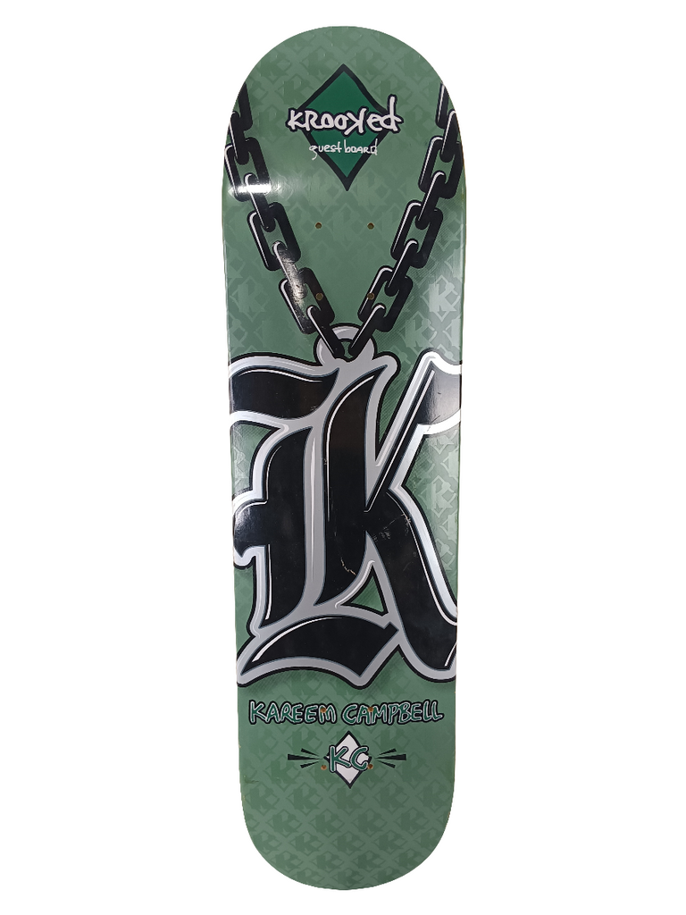 Krooked Kareem Campbell Guest Model KC Chain Green Black White