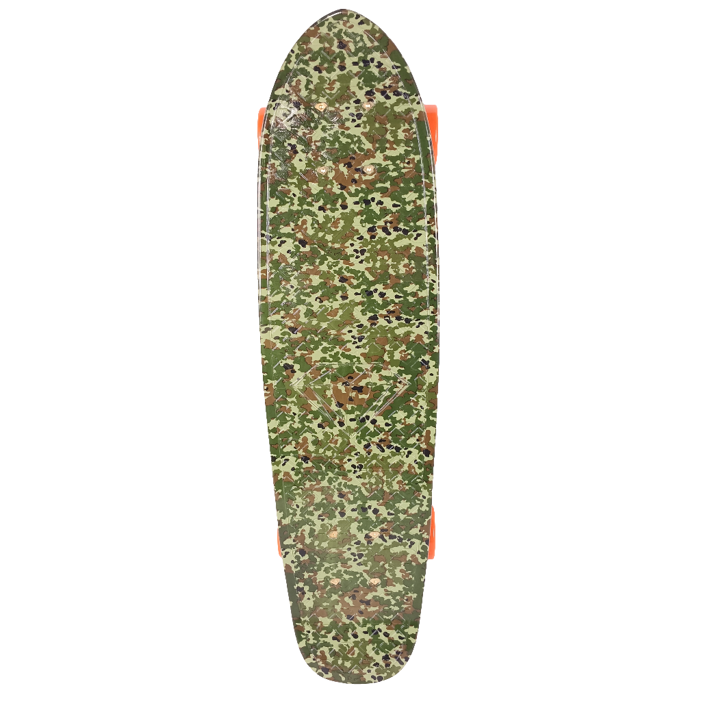 Diamond Supply Co X Penny Camo Orange Gold 24" Vintage Cruiser Skateboard