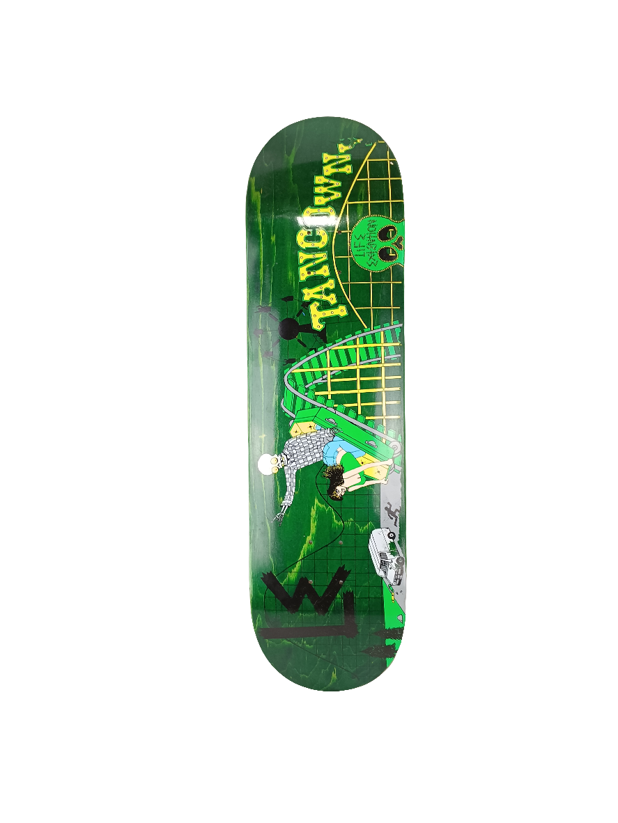 Life Extention Jamie Tancowny Amusement Park Graphic Green 8.5" Skateboard Deck
