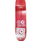 Foundation Logo Team Graphic Blank Black White Size 8.125 Skateboard Deck