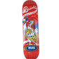 Real Justin Brock Chicken Waffles Red White Blue Vintage NOS Deck Size 8.0" Vintage NOS Deck