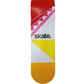 Full Circle EA Skate. 4 Graphic Red White Yellow Size 8.0" Vintage NOS Deck